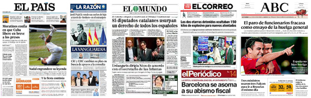 Journaux espagnols