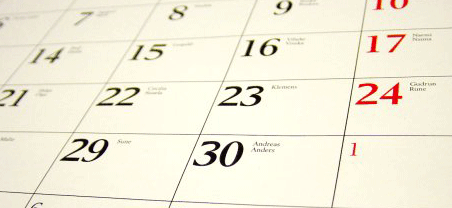 Calendar in Spanish