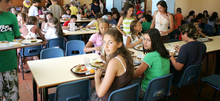 Menús orientativo de las comidas de verano