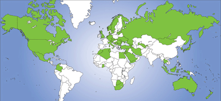 Countries in Spanish