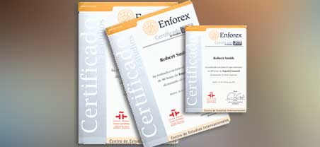 Les dipl&ocirc;mes d'espagnol Enforex