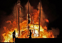 Burning Ship at Las Hogueras Festival