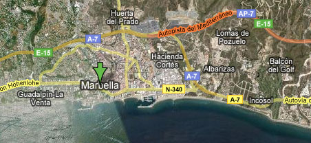 Cartes de Marbella, Espagne