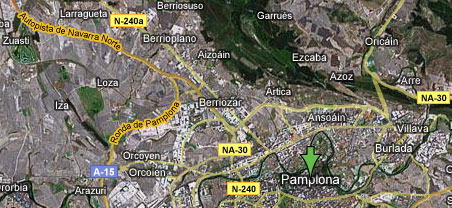 Maps of Pamplona