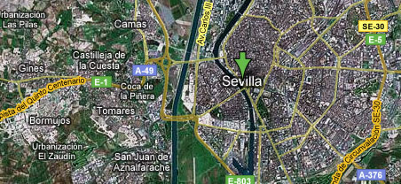 Mapa de Sevilla