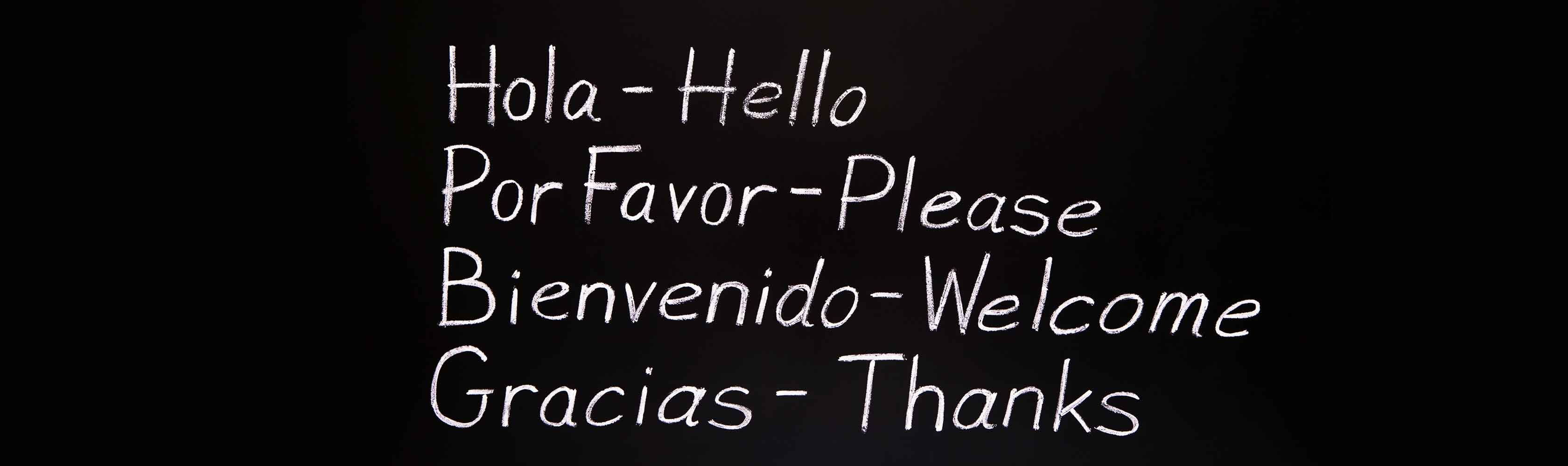 Palabras en español para principiantes