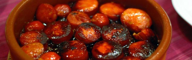 Chorizo in Asturian cider