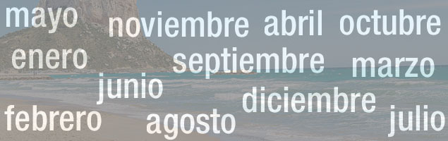 Jours et mois en espagnol