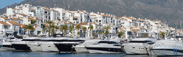 Paseo por Puerto Banus en Marbella