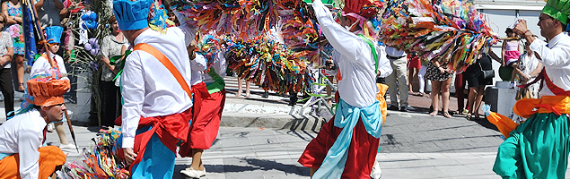 Fiestas españolas: fiesta del Pilar en Chimiche, Tenerife