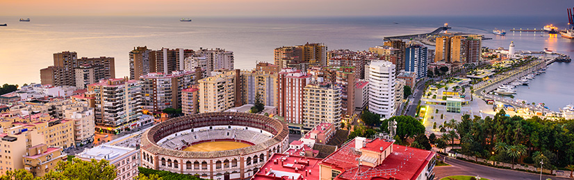 View overlooking the port of Marbella