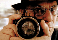 Carlos Saura with a camera