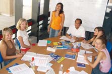 Students in Cartagena