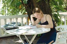 Courses in Playa Jaco Female student in Playa Jaco